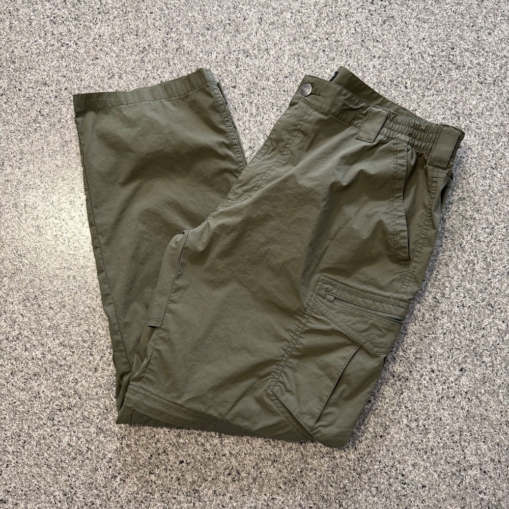 CQR Pants Mens 38x30 Tactical Convertible Cargo Army Green Straight Leg